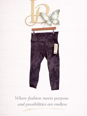 Lululemon NWT Align  HR  25” special edition Diamond dye  size 14